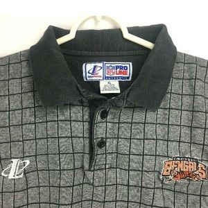 Vintage 90s Cincinnati Bengals Polo Shirt Size XL